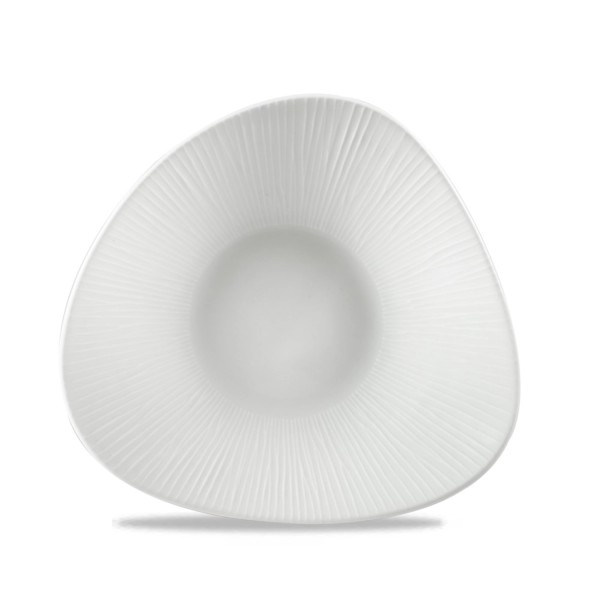 Bamboo White Triangel Schüssel 21x21cm