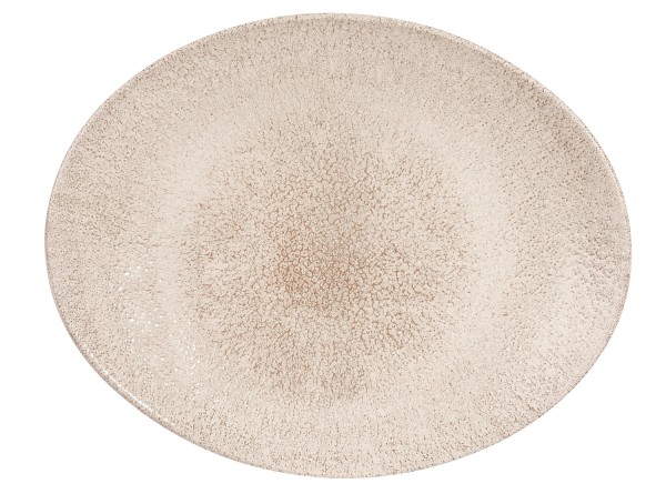 S.P. Raku Agate Grey Teller oval 31.7x25.5cm