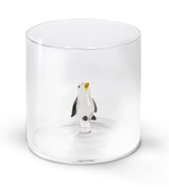 Glas aus Borosilikat 250ml Pinguin
