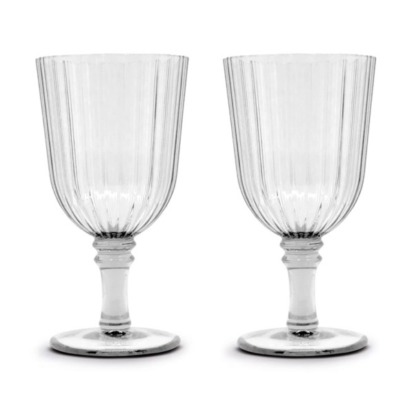 2er Set Gläser aus Acryl 460ml, transparent