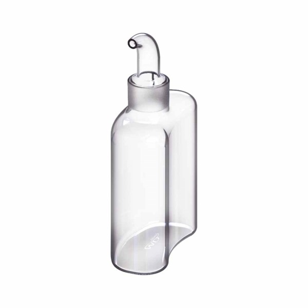 Oel-/Essigglas aus Borosilikatglas 300 ml Flachmann Form