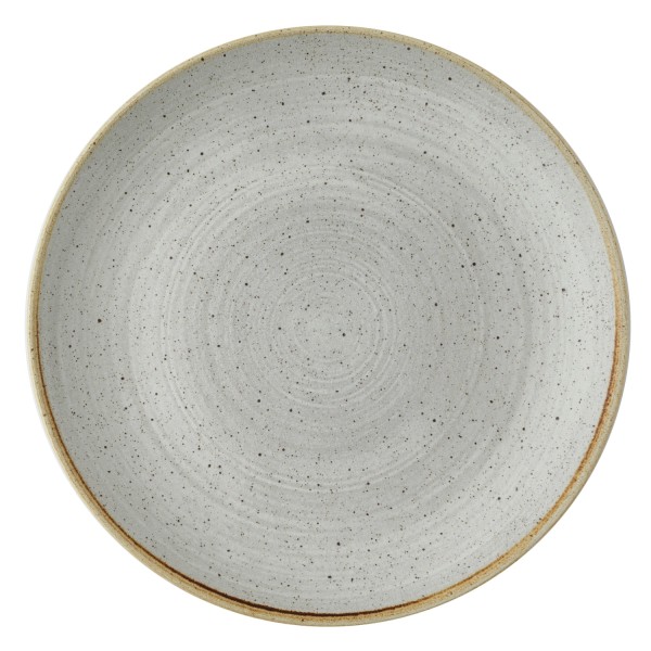 Stonecast Raw Grey Coupe Teller flach 26cm