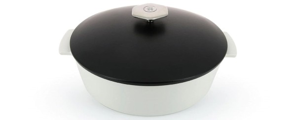 RVL 2 Kasserolle rund u. tief, Ø28cm, 3.6l, schwarz, Ind.