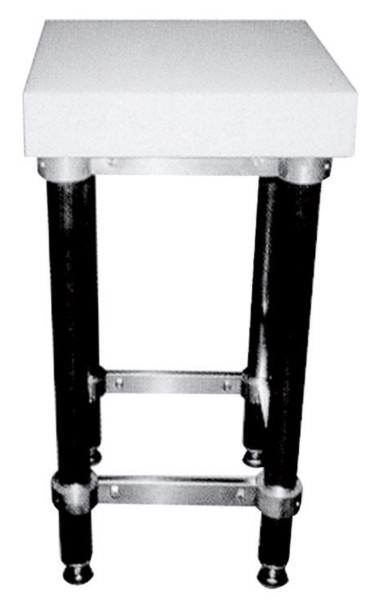 Hackblock Kunststoff Untergestell 60x60x90cm