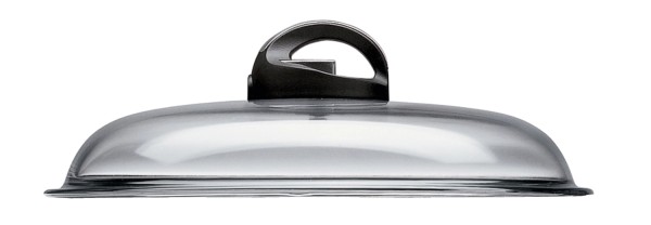 Glasdeckel mit Dampfventil hoch D26cm