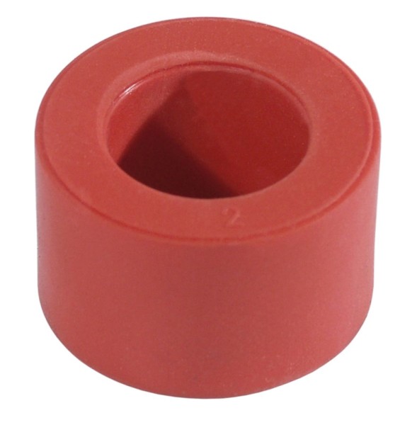 Zylinder-Form-Dichtung, rot