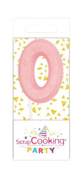 15er Set Kerze Mini Nummer 0 assortiert