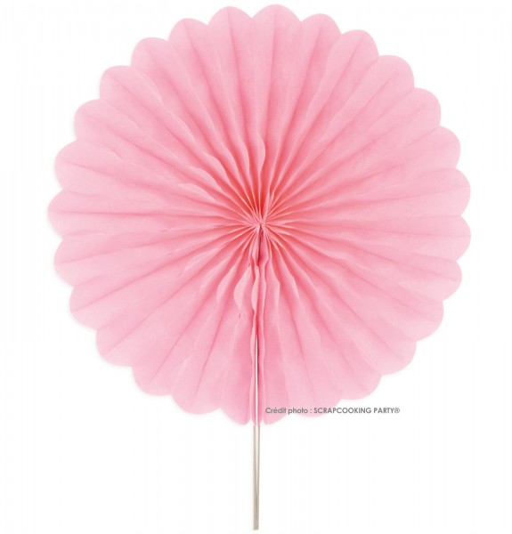 Dekokugeln Alveolenrosette 2 Stk. Papier rosa Ø25cm