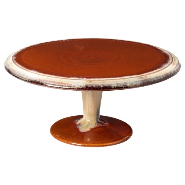 Poterie Tortenplatte D32.8cm H14.2cm caramel-latte