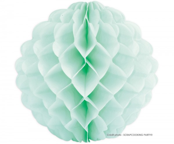 Dekokugel Alveole, Papier hellgrün Ø25cm