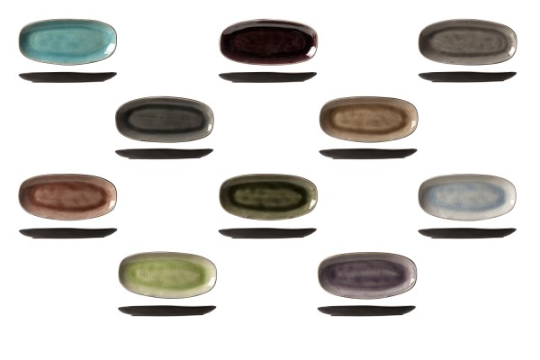 10er Set Streetfood Festival Teller, assort. 22.5 x10.5cm