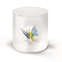 Glas aus Borosilikat 250ml Schmetterling