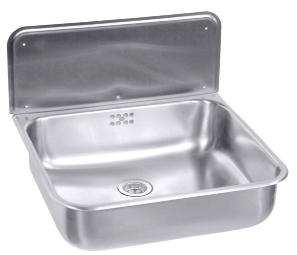 Waschbecken mit Überlauf, Stützkonsole, Bo