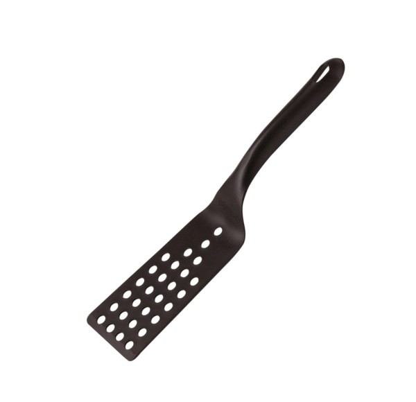 Bratenwender, perforiert, ca. Länge 30cm