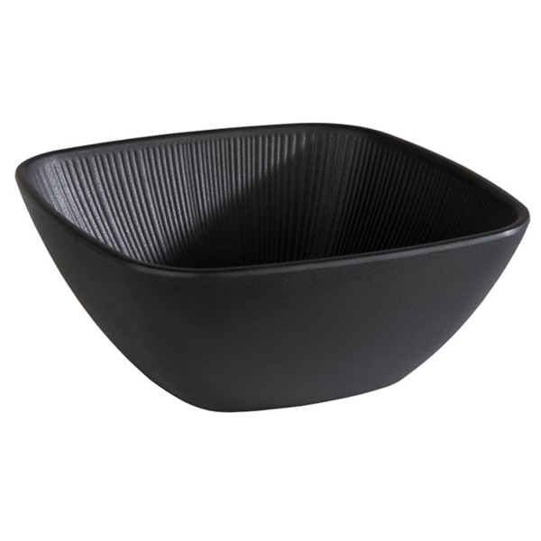 Nero Schale 19.5x19.5cm H8cmMelamin schwarz