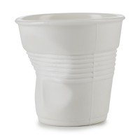 Espresso Knitterbecher, 8 cl, weiss matt