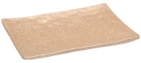 Servierplatte beige 20x14cm H2cm