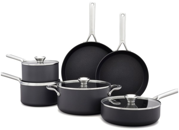 10tlg. Ceramic Professional Kochgeschirrset Deckel Keramikb.