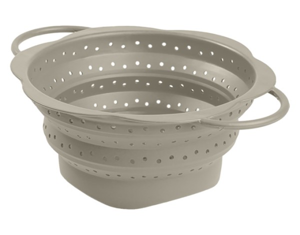 Faltsieb L 32x25x11.5 cm taupe