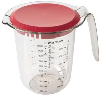 Messkanne, 1 l, mit Deckel