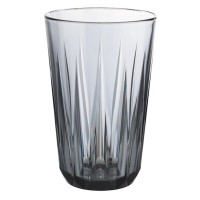 Trinkbecher Crystal grau D8cm H12.5cm, 300ml