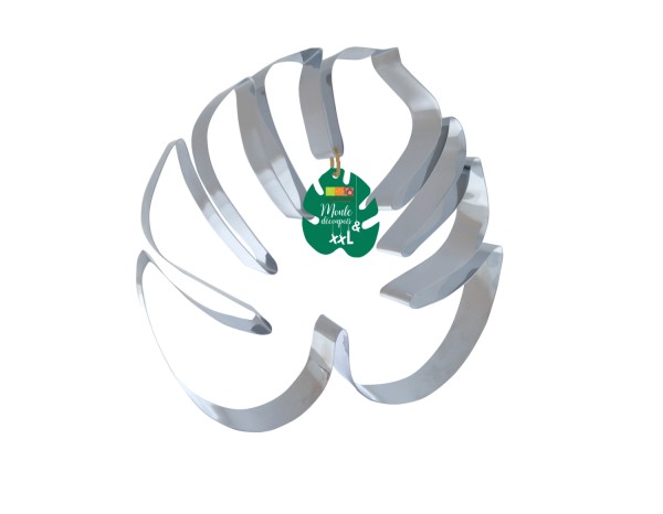 XXL-Edelstahlbackform- Ausstecher Tropisches Blatt