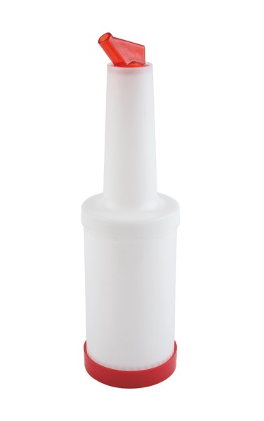 Dosier und Vorratsflasche klar, Inhalt 1lt., Kunststoff PP