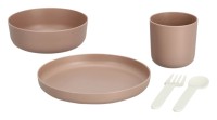 Kinder-Geschirr 5tlg. rosé