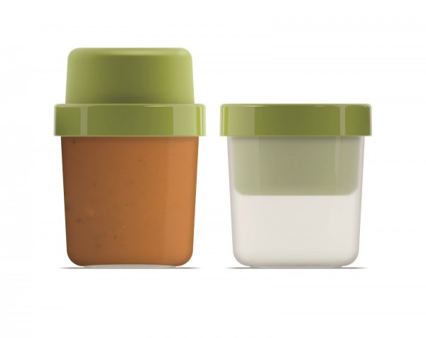 GoEat Compact 2-in-1 Suppen Dose, grün, 11x11x12/17.5 cm