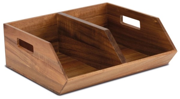 Nova Holzbox gross doppelt stapelbar 35 x 31 x 12.5cm