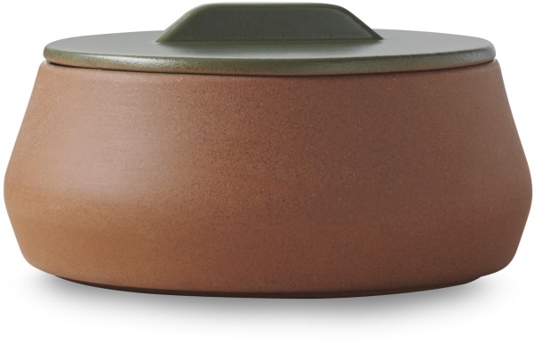 Contre-Jour Schale mit Deckel 450ml olive grün