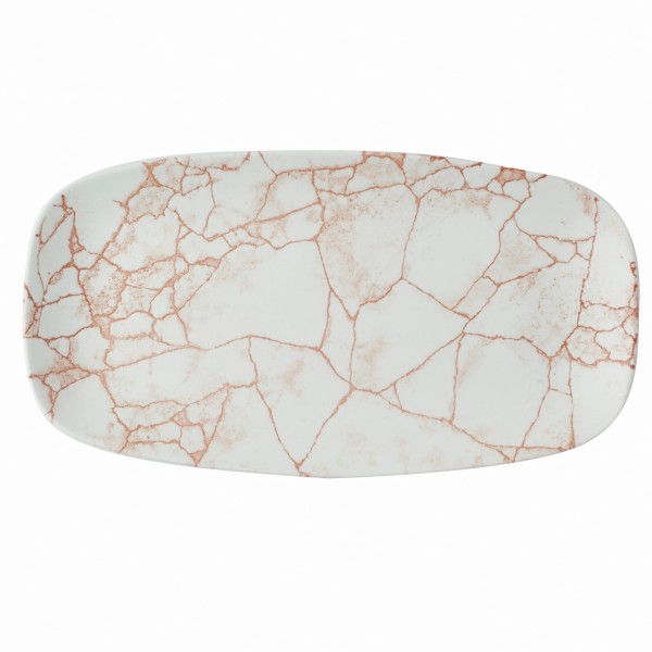 S.P. Kintsugi Coral Chefs Oblong Platte 35.5x18.9cm