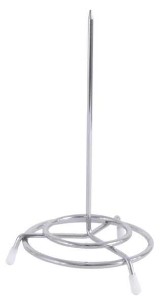 Bonspiess aus verchromten Draht H 15.5cm