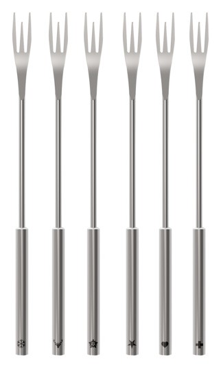 Fonduegabeln 2in1 Inox 6er Set