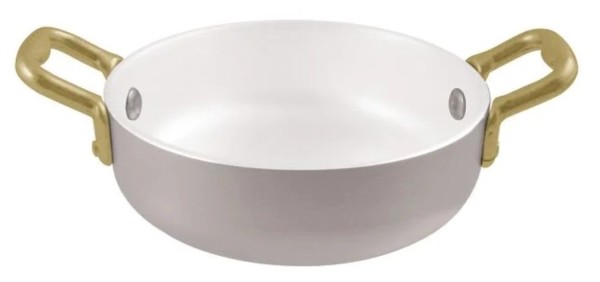 Saucenpfanne beschichtet D12cm H4cm 0.4l Alu weiss