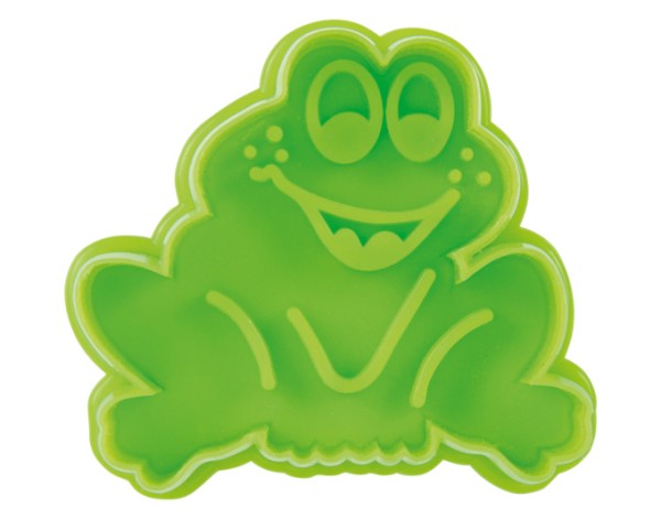 Ausstecher Frosch 5.5 cm grün