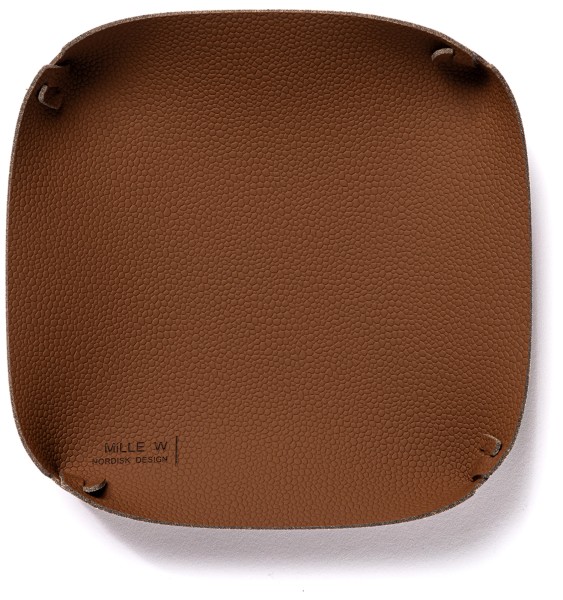 Tablett Stockholm Small cognac