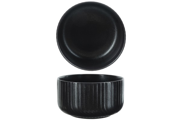 Dakota Schüssel, schwarz, D 15x8.2cm