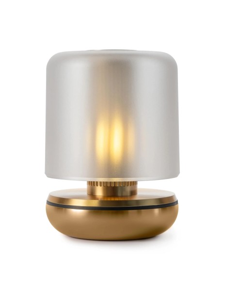 Firefly Tischlampe frosted 11.8x8.6cm gold
