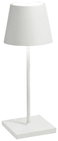 Poldina Pro mini Tischlampe 11x30cm weiss