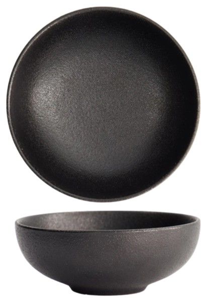 Yuzu Schwarz Schale 11.1x4.4cm