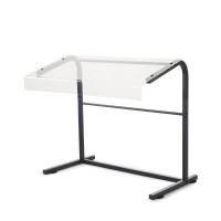 En Scene Mobiler Spuckschutz matt Schwarz Metall, Acrylik