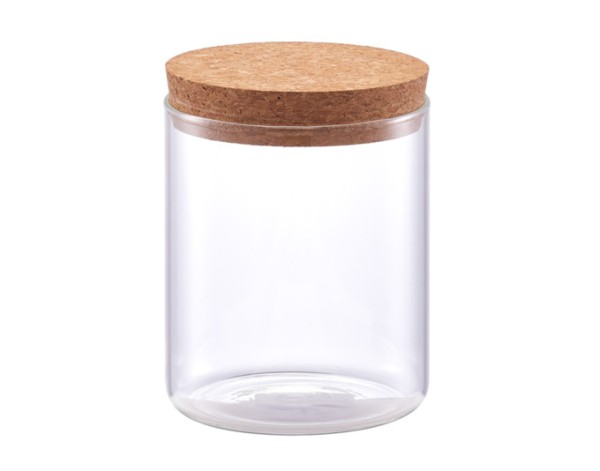 Vorratsdose Glas Kork 650ml