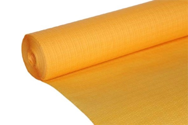 Papier-Tischdecke orange, gewaffelt, 1.18x20 m