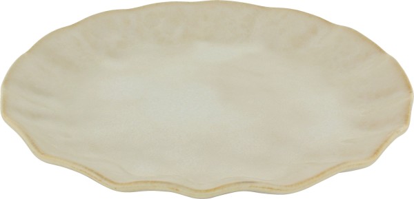 Nami Teller flach D28cm, dune