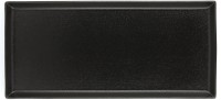 Equinoxe Speiseteller rechteckig, 35x15x1.8cm, schwarz