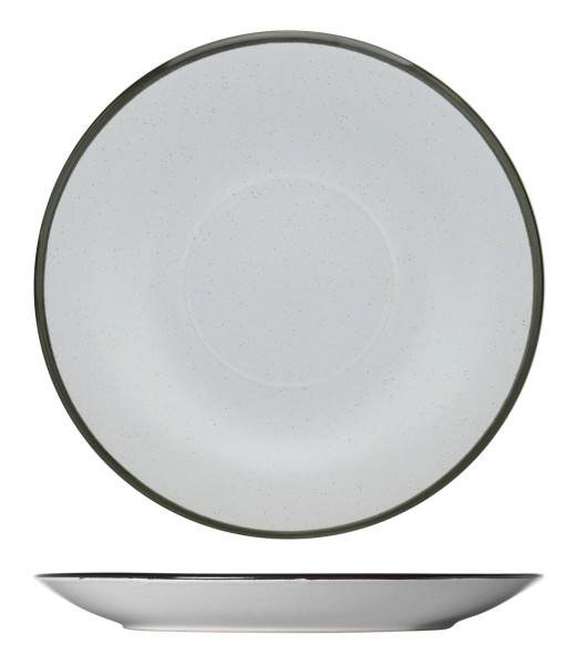 Speckle weiss Untertasse D14,5cm