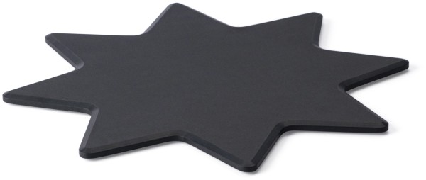 Duracore Servierbrett Stern schwarz D:26cm