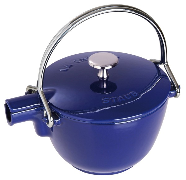 Teekanne dunkelblau rund 1.15 lt., 16.5cm