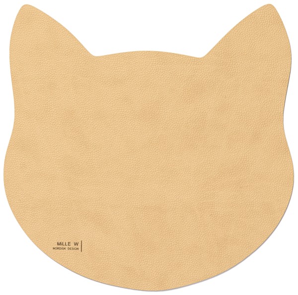 Napfunterlage katze 30x22cm M beige